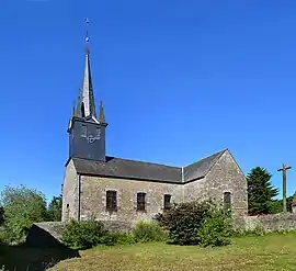 The church in Sainte-Opportune