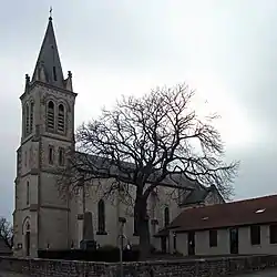 The church in Saint-Quintin-sur-Sioule