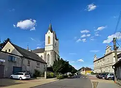 Centre with the Church of Our Lady of the Rosary