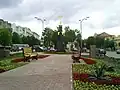 The Monument to Demolished Orthodox Churches on Goncharova Street