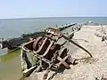 Abandoned harbour equipment