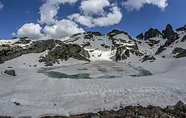 The Dreadful Lake (tarn), Rila Mountain, Bulgaria