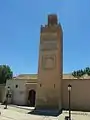 Close-up of the minaret