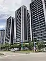 Apartment buildings in Qingpu