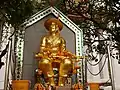 Memorial of King Taksin inside the temple