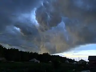 Storm in Zudilovo, Altai Krai