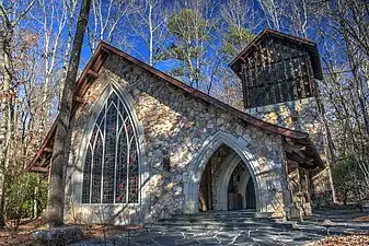 Chapel at Callaway Gardens in holiday resort