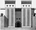 Entrance to the Palace of Khorsabad, illustration by Felix Thomas