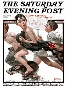 June 4, 1921. Cover by Norman Rockwell