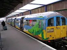 Dinosaur train at Ryde Pier Head