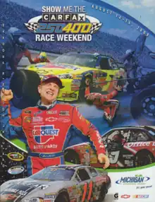 2009 Carfax 400 program cover