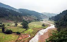 A river flowing near the Khun Nan National Park