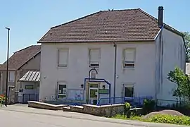 The town hall in Flagy