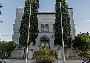 Terrell County Courthouse in Sanderson.