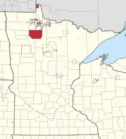 Location in Minnesota