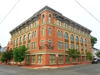 Mutual Benefit Building at 4th and Washington streets