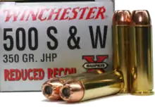 Reduced Recoil Winchester factory load for the 500 S&W Magnum.