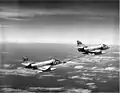 A-4Cs of VMA-533 during in flight refueling