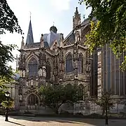 Annakapelle on the left, Matthiaskapelle (Chapel of St Matthew) on the right