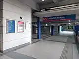 LRT Abdullah Hukum Main Entrance.