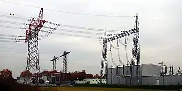 anchor pylon and anchor portal, 380kV