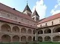 Seckau Abbey inner courtyard