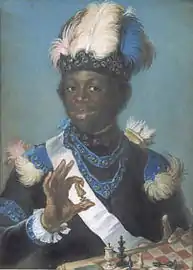 Gustaf Lundberg, 1775, Portrait of Gustav Badin, pastel, 74 x 57 cm, Nationalmuseum, Sweden