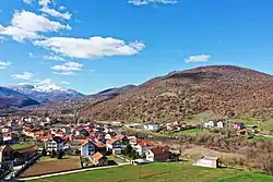 Aerial view of Dobovjani