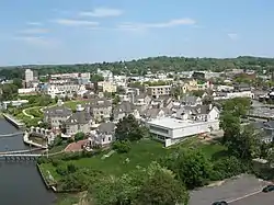 Aerial view of Red Bank in May 2007