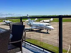 Aircraft on the apron at Allan J. MacEachen