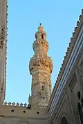 Minaret of Sultan Qaytbay (15th century) at the al-Azhar Mosque in Cairo