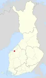 Location of Alahärmä in Finland