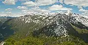 The southern slope of Alben as seen from Mount Suchello