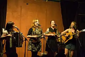 Elana Stone, Georgia Mooney, Hannah Crofts, Katie Wighton (l to r)