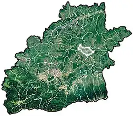 Location in Sibiu County