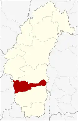 District location in Phetchabun province