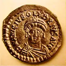 A Solidus of Roman Emperor Olybrius