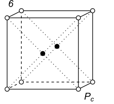 Black-white (antisymmetric) 3D Bravais Lattice number 6 (Monoclinic system)