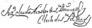 Antonio Claudio Álvarez de Quiñones's signature