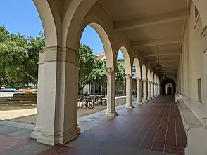 Arcade along Bixby Plaza(view as a 360° interactive panorama)