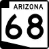 State Route 68 marker