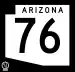 1973 SR 76 route marker