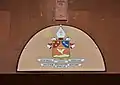 Armenian Catholic Church motto on the portal