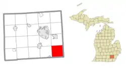 Location within Washtenaw County