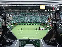 Image 56Rod Laver Arena night session in 2007, the last year the tournament used the Rebound Ace surface. (from Australian Open)