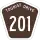 Tourist Drive 201 marker