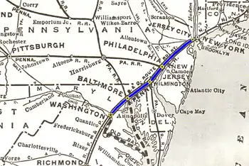 Map of the Royal Blue