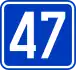 Expressway 47 shield}}