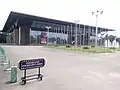 Towards the main entrance (east-north) of the Bangabandhu International Conference Center