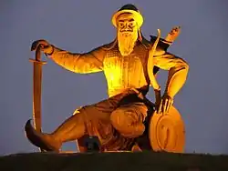 Statue of Baba Banda Bahadur at Chappar Chiri, near Mohali (Punjab)